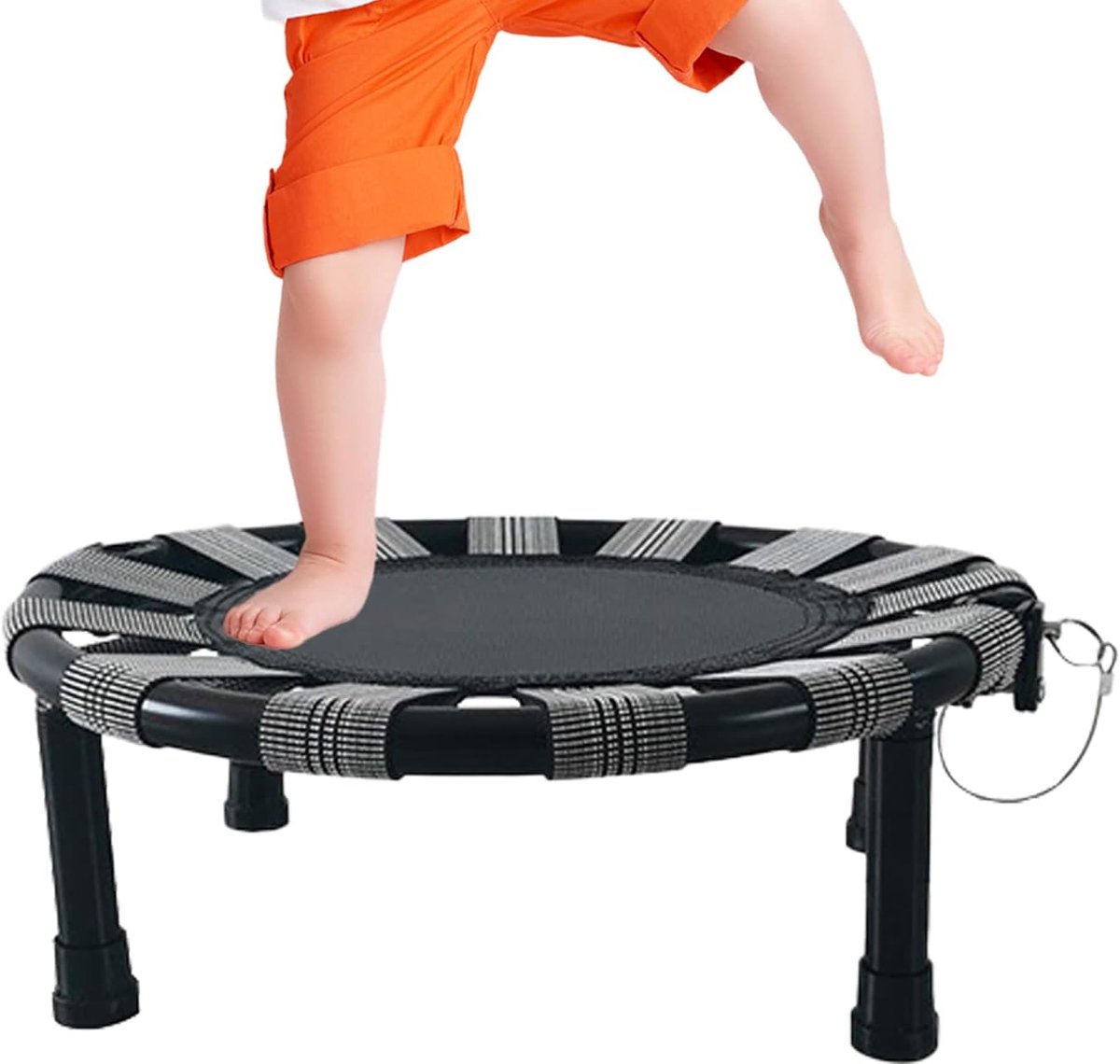Peuter Trampoline - Kinder Springapparaat - Binnen Spelen - Opvouwbaar Ontwerp - 45 x 20 x 8 cm - Meerkleurig