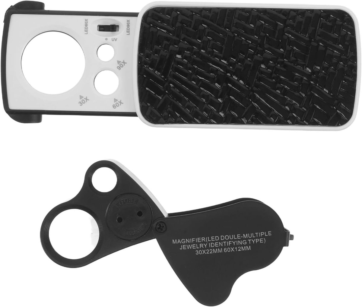 Verlichte Juweliersloep - Opvouwbare Vergrootglas - Sieraden Inspectie - Drievoudige Vergroting - Compact Zakformaat - Diverse Kleuren
