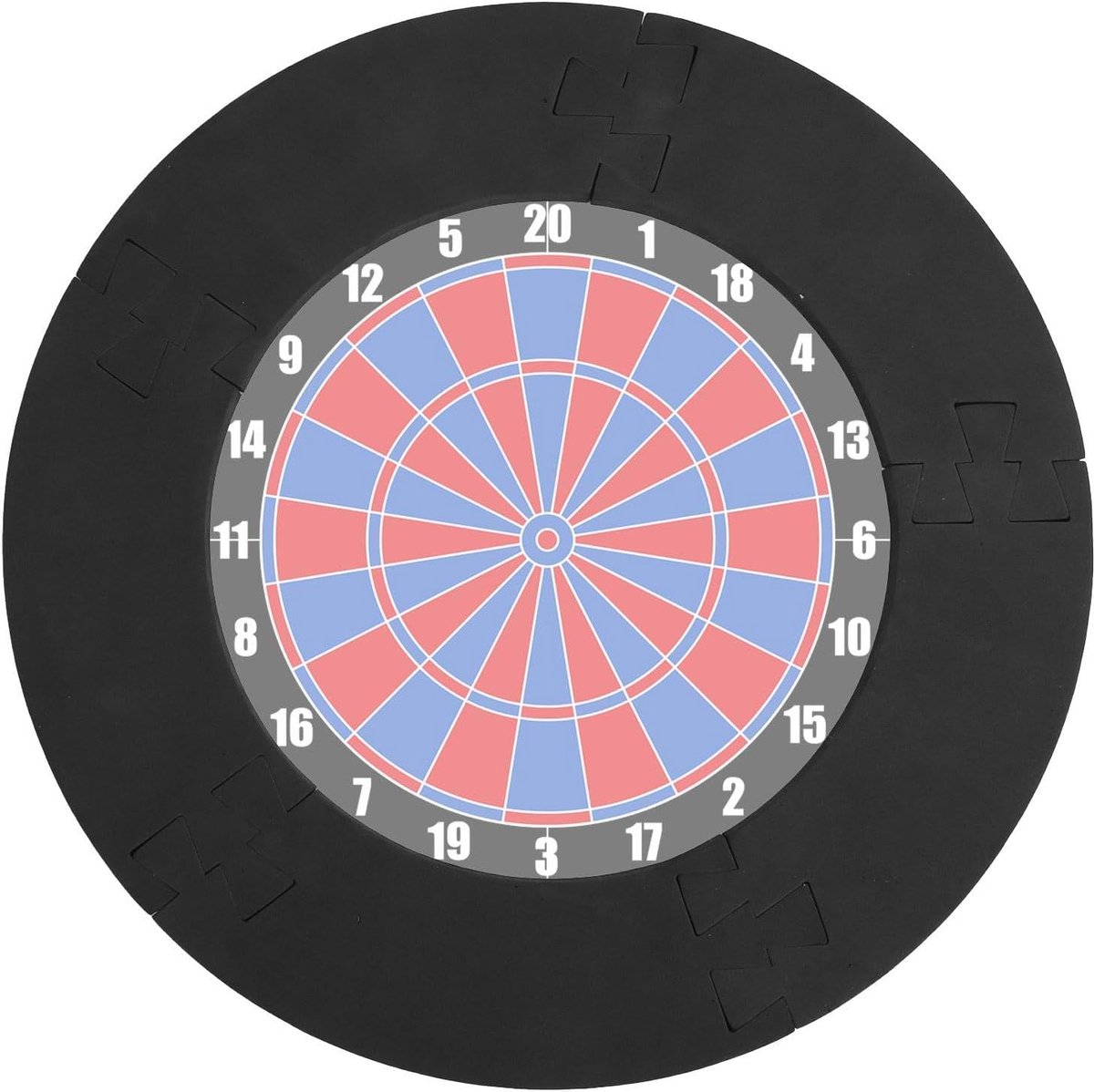 Dartbord Muurbescherming - Surround Ring - Muren Beschermen - 5-delige Splicing - Voor 18 inch borden - Meerkleurig