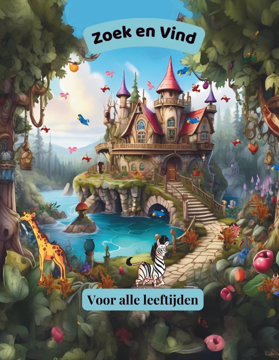 Zoek en Vind Boek - Verborgen Objecten - Speelse Ontdekkingen - Vol Fantasie - 21.59 x 27.94 cm