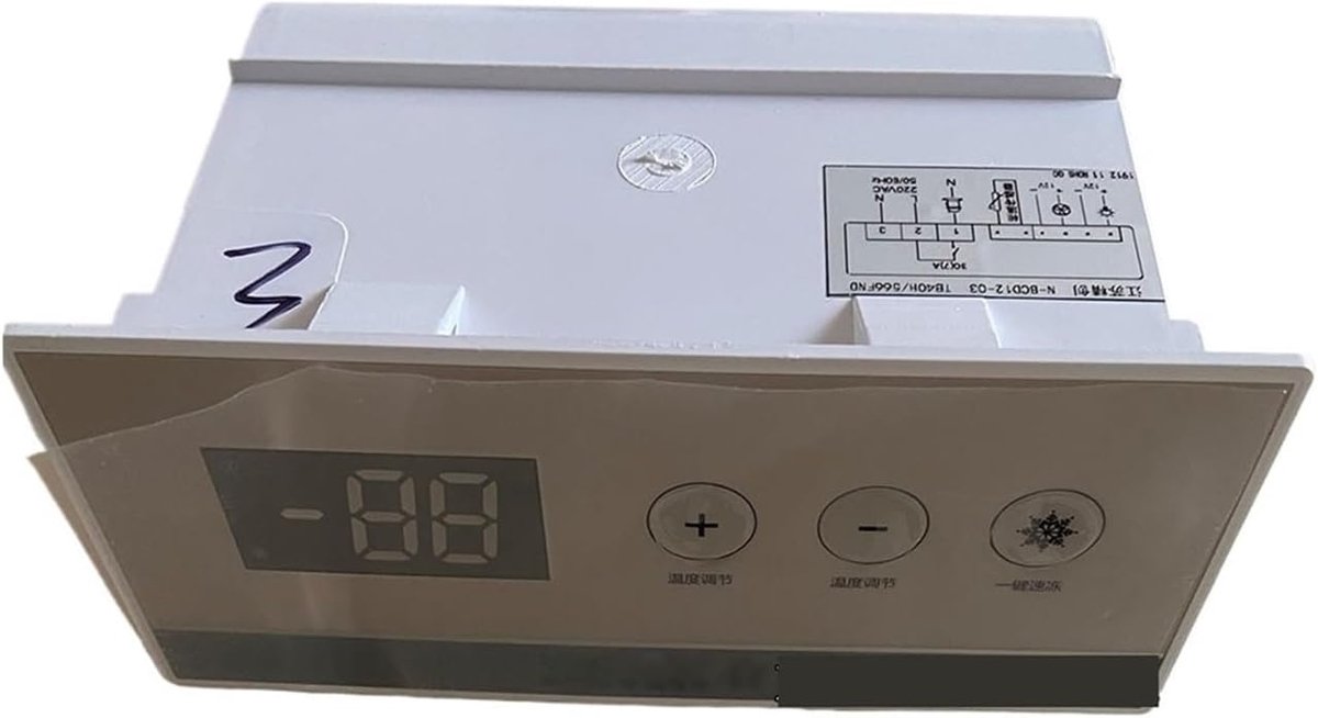 Temperatuurregelaar - Koelkast Onderdeel - Koeling Controleren - Elektronische Thermostaat - 1 x 1 x 1 cm - Rood