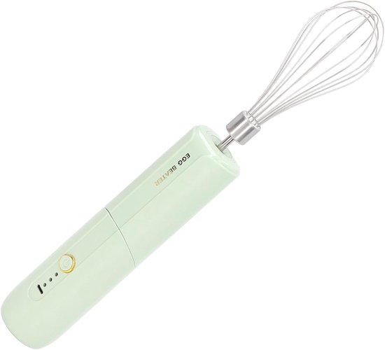 Elektrische Handmixer - Keukenmixer Garde - Creme en Beslag - Stil en Krachtig - 25x14x6 cm - Groen — afbeelding 5