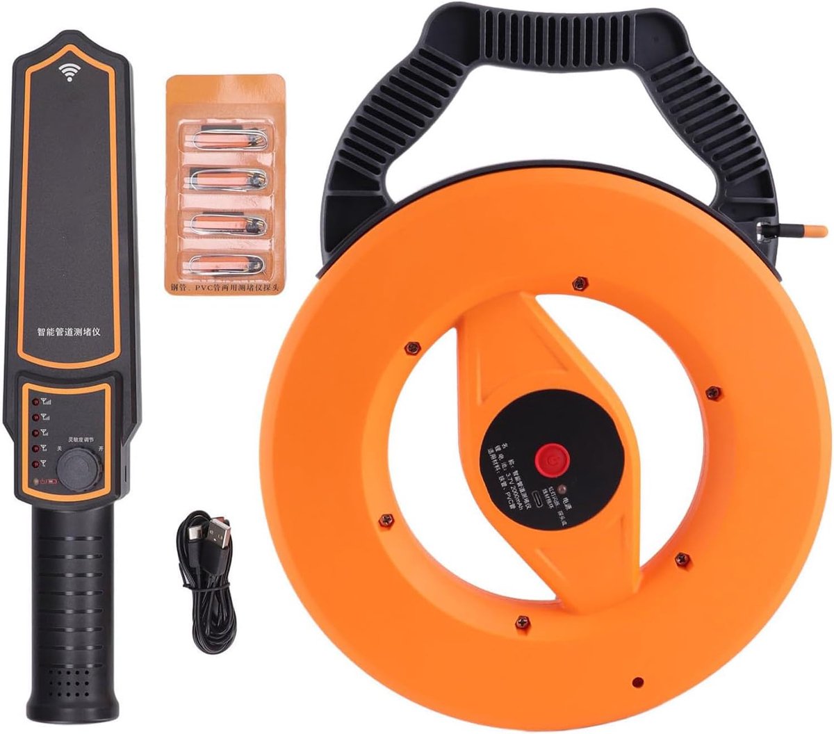Pijpverstoppingsdetector - Waterleidingzoeker - Riool Opsporen - Waterdichte Sonde - 30 Meter Bereik