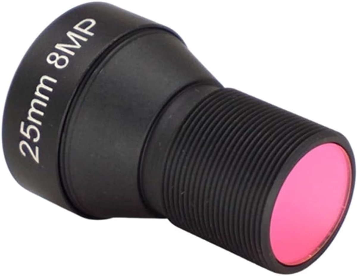 CCTV Lens - 4K 8MP Objectief - Beveiligingscamera Opnames - Lage Vervorming IR Filter - 25 MM F1.6