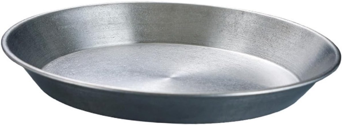Roestvrijstalen Bakpan Pizzaplaat Oven Pizza Brood Bakken Duurzaam Keukenaccessoire 21 x 32 cm Zilver
