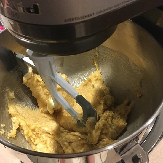 Mixer Accessoire - Flexibele Klopper - Beslag Mengen - Zelfschraaprand - 6 Liter Kom - Wit Grijs — afbeelding 2
