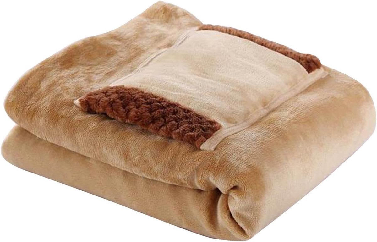 Elektrische Deken - Verwarmde Plaid - Thuiswerken Ontspanning - Veilige 5V USB - 80 x 60 cm