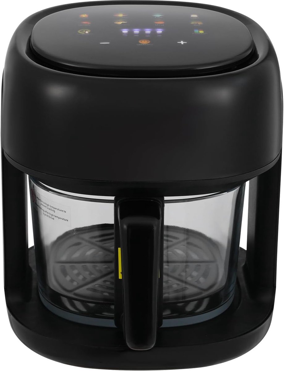 Heteluchtfriteuse - Airfryer - Gezond Koken - 8 Programma's Touchscreen - 33 Liter Capaciteit - Zwart