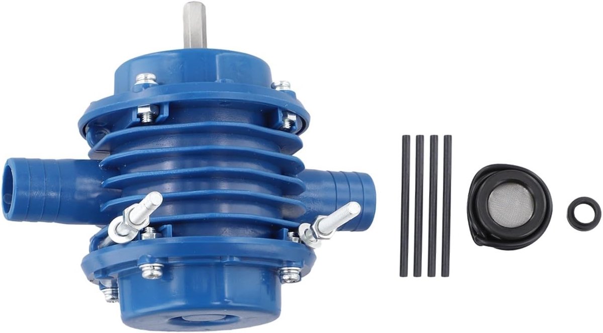Waterpomp Boormachine - Zelfaanzuigende Pomp - Water Overpompen - Compact Draagbaar Ontwerp - 20x18x10 cm - Zoals Afgebeeld