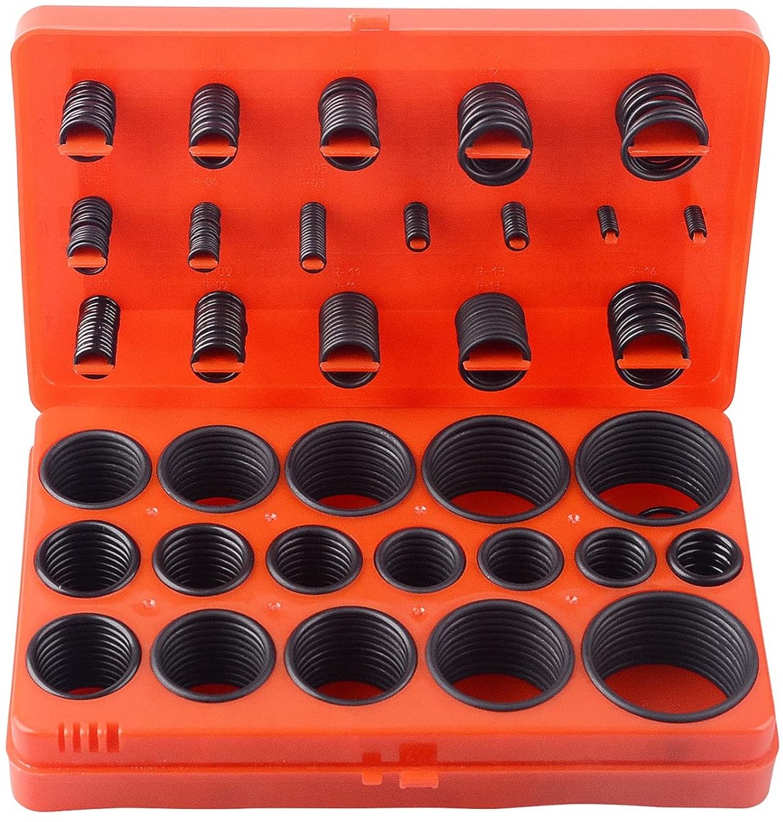 O-Ring Assortiment Set - Afdichtringen Set - Lekkages Voorkomen - 419 Stuks Metrisch - 32 Maten - Zwart