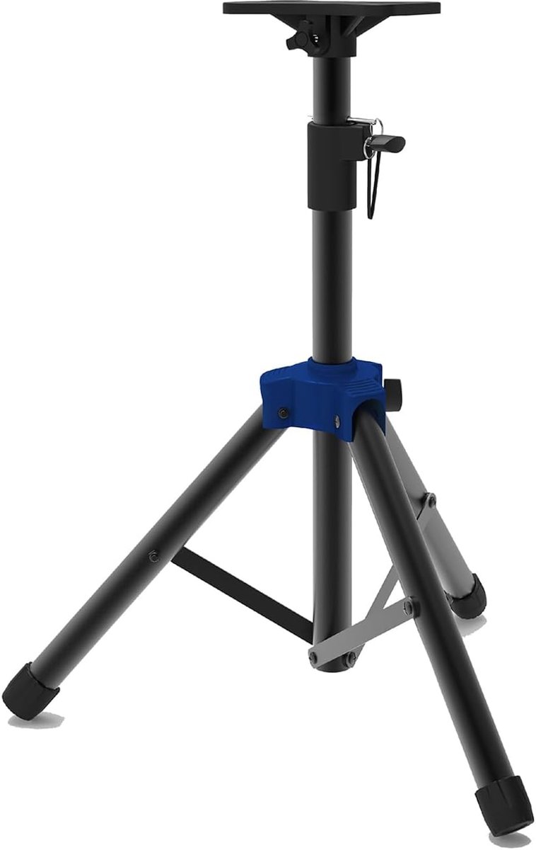 Luidspreker Statief - Monitor Stand - Live Optredens - Verstelbare Hoogte - 63 x 13 cm - Zwart