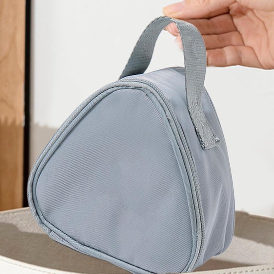 Thermo lunchtas - Compacte tas - Maaltijden meenemen - Waterdicht materiaal - 14 x 14 cm - Blauw van thermo — afbeelding 2