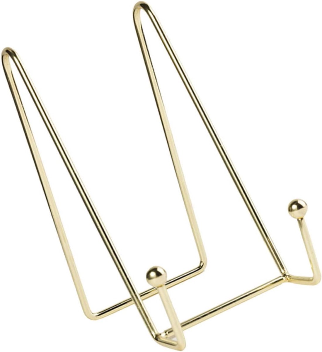 Display Standaard - Frame Houder - Desktop Decoratie - Stabiel IJzer Ontwerp - 15x13x8cm - Goud