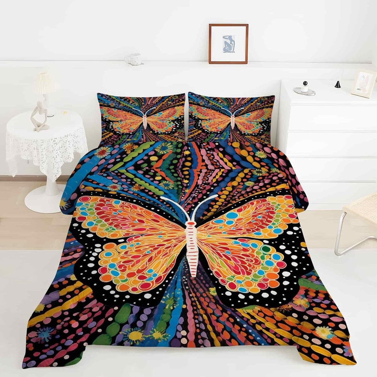 Vlinderdekbed Set - Dekbed met slopen - Heerlijk slapen - Vier seizoenen comfort - 220x240