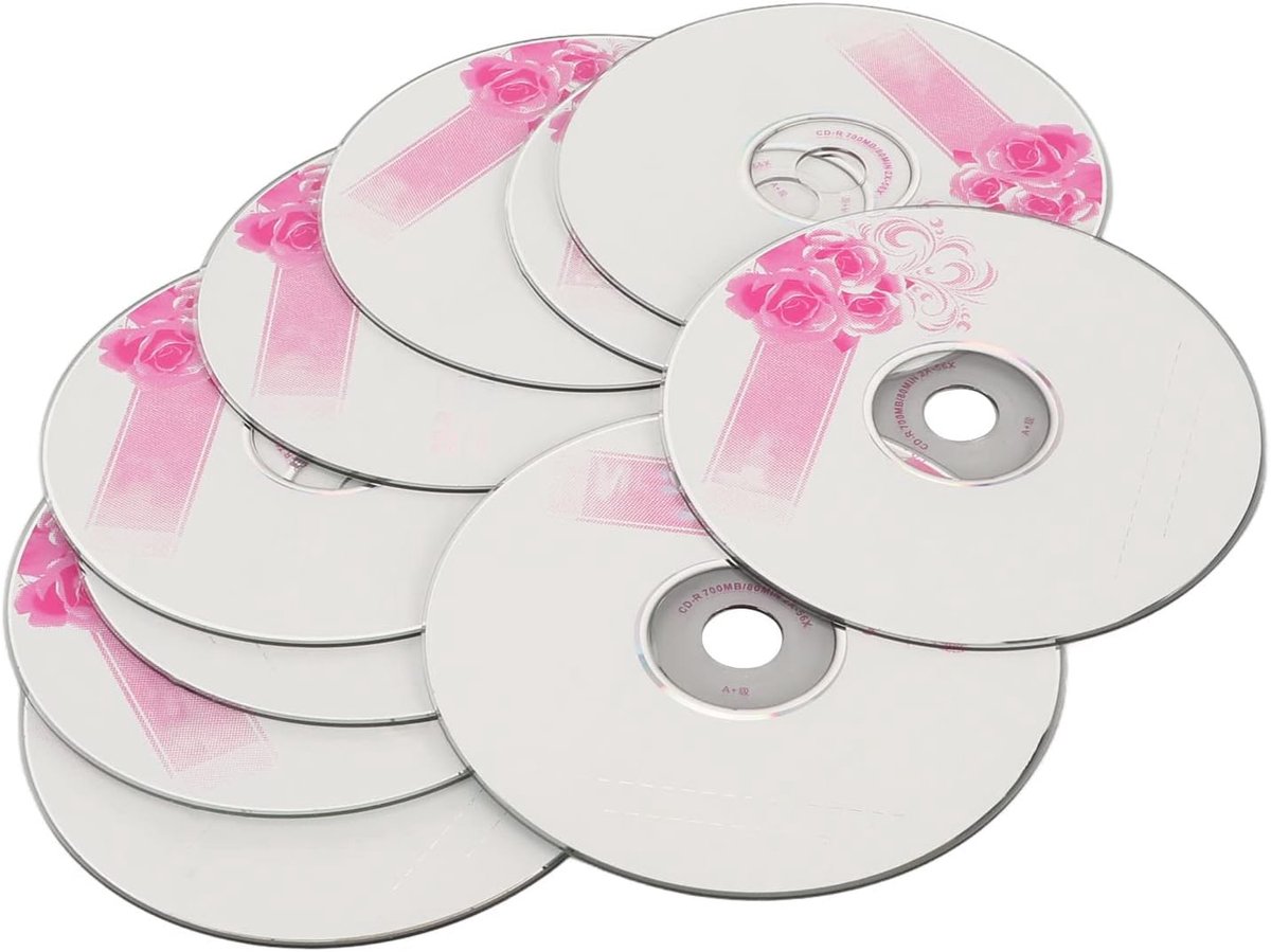 Lege CD R Schijven - Opneembare Schijven - Digitale Opslag - 730 MB Capaciteit - 10 Stuks