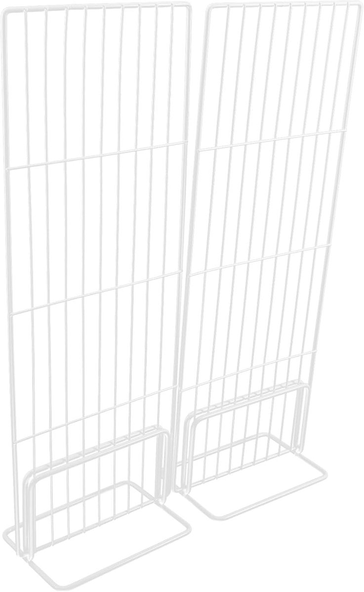 Vriezer Organizer - Koelkast Indeler - Voedsel Scheiden - Verstelbare Breedte - 46 x 32 x 9.8 cm - Wit