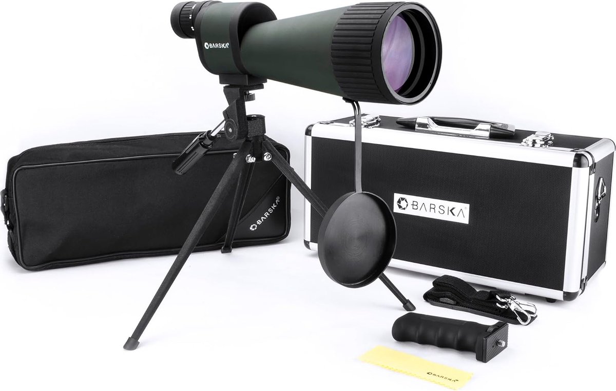 Telescoop Zwart - Optisch Instrument - Sterren Kijken - Volledig Meerlaagse Coating - 88mm Objectief