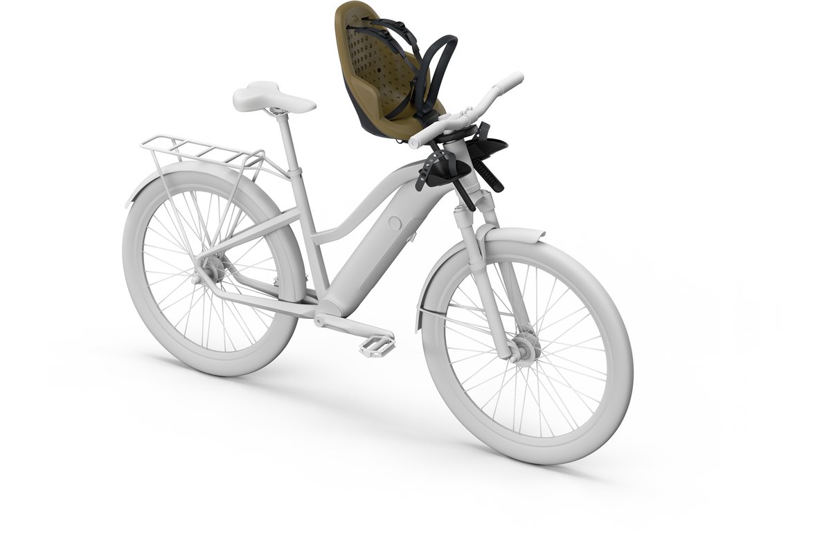 Thule Yepp 2 mini - fietsstoeltje - Nutria Green thumbnail 4