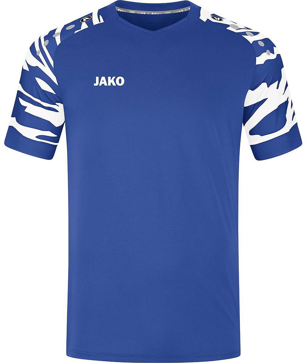 Jako Wild Shirt Korte Mouw Heren - Sportroyal / Wit | Maat: XXL