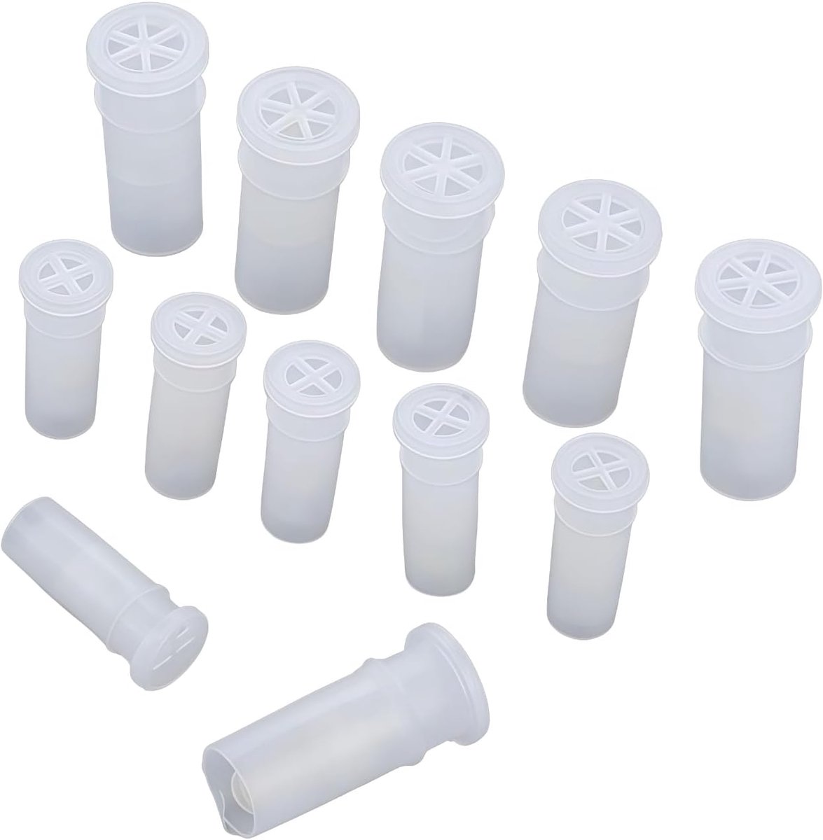 Speelgoed Geluidsmakers - Piepjes Vervangingen - Hondenspeelgoed Reparatie - Duurzame Kunststof Constructie - 15.5 x 4.8 mm - Wit