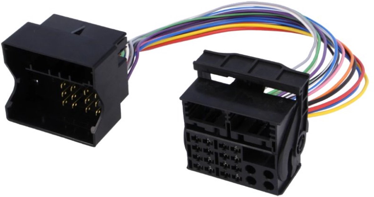 Universele Quadlock (v) naar Quadlock (m) kabel - 45,7x41,8mm - 0,15 meter