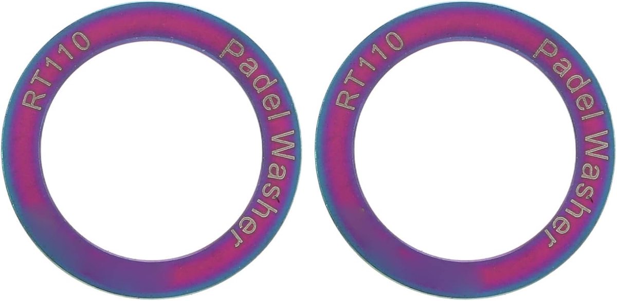 Fiets pedaalringen - Pedal extenders - Fietsen verbeteren - Minder wrijving geluid - 9/16 inch - Kleurrijk