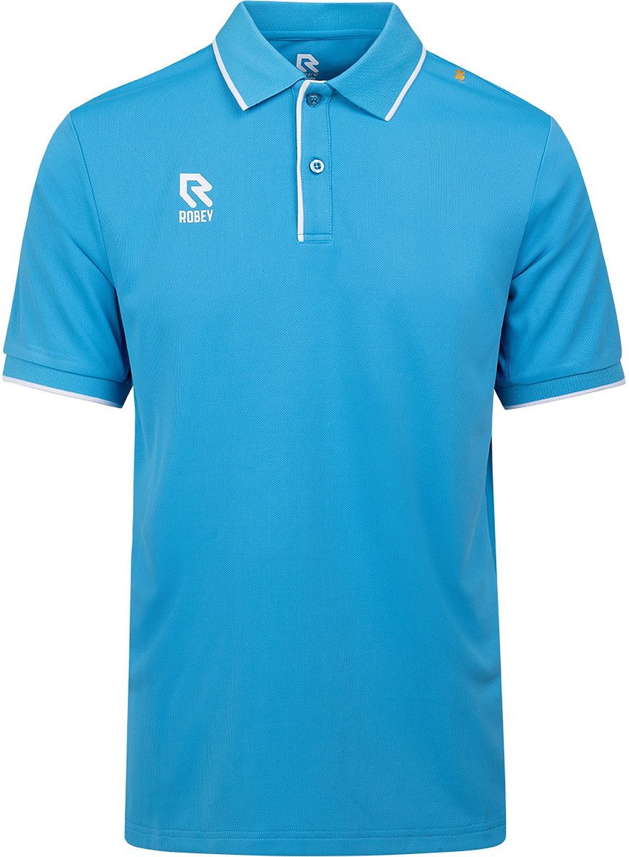 Robey Allrounder Polo Heren - Hemelsblauw | Maat: L