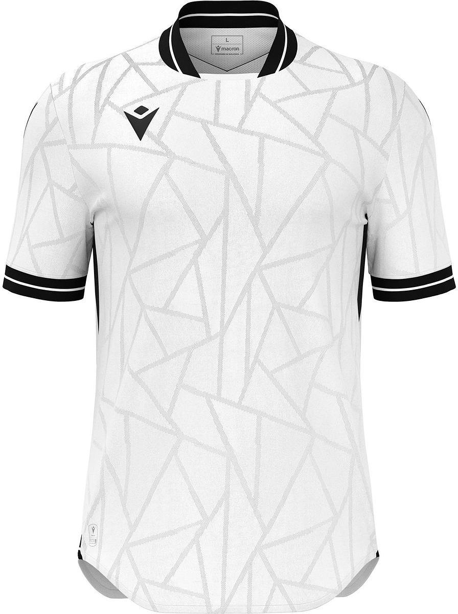 Macron Cerberus Shirt Korte Mouw Heren - Wit / Zwart | Maat: L