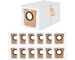 12-pack vervangende stofzakken voor Dreame L10s Ultra / L10 Ultra / L20 Ultra /S10/S20, compatibel met Xiaomi X10+ / X20+/X10/X20/L10/M40, stofzak met grote capaciteit 3,2 l grote capaciteit