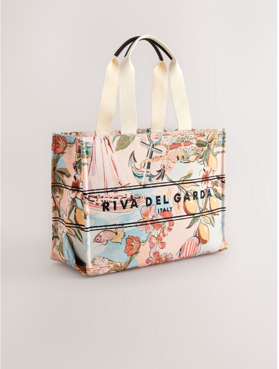 Next - Dames - Canvas schoudertas - Blauw