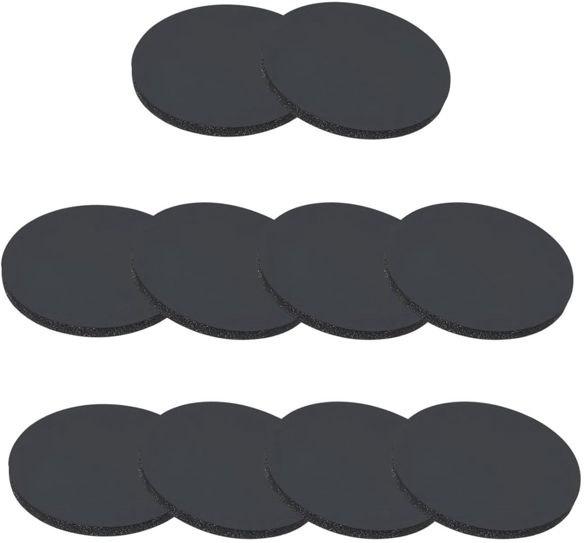Rubber ringen - Pakking pads - Trilling dempen - Hoge kwaliteit rubber - 10x1mm - Zwart