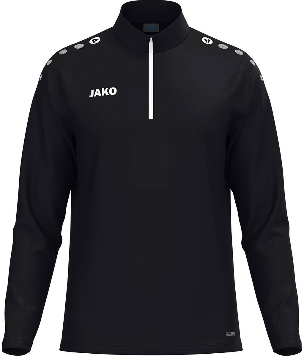 Jako One Ziptop Kinderen - Zwart | Maat: 128