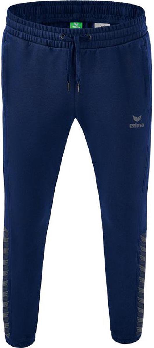 Erima Essential Team Sweatbroek Heren - New Navy / Slate Grey | Maat: XXL