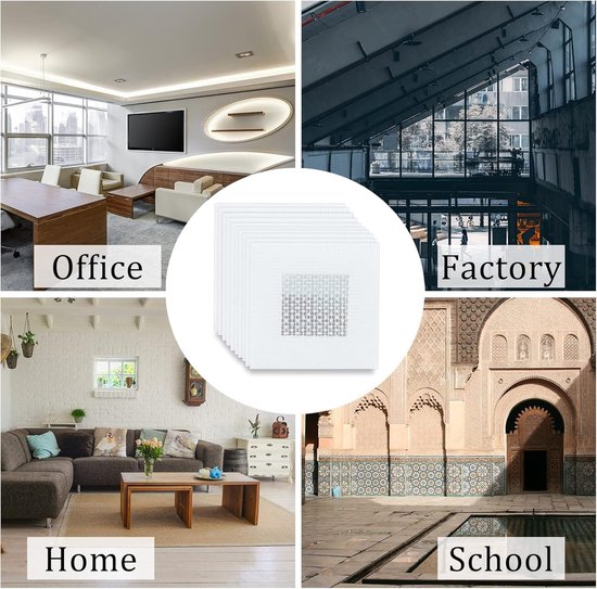 Gipsplaten Reparatie - Muur Patch - Gaten Dichten - Zelfklevend Aluminium - 2 Inch Set van Merkloos — afbeelding 5