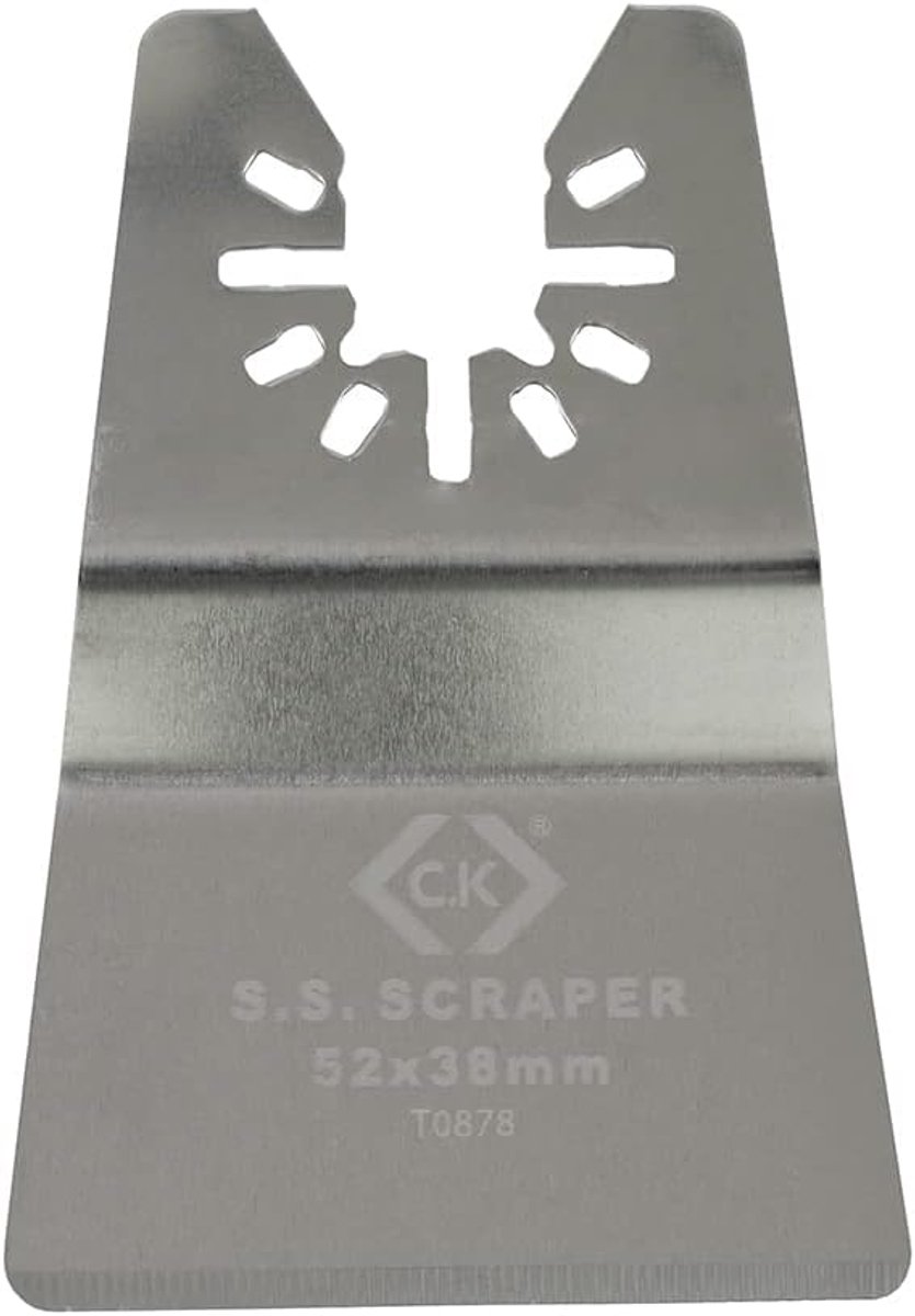 Multitool Schraper - Metaal Schraper - Verwijderen Lijm - Roestvrij Staal - 52x38mm
