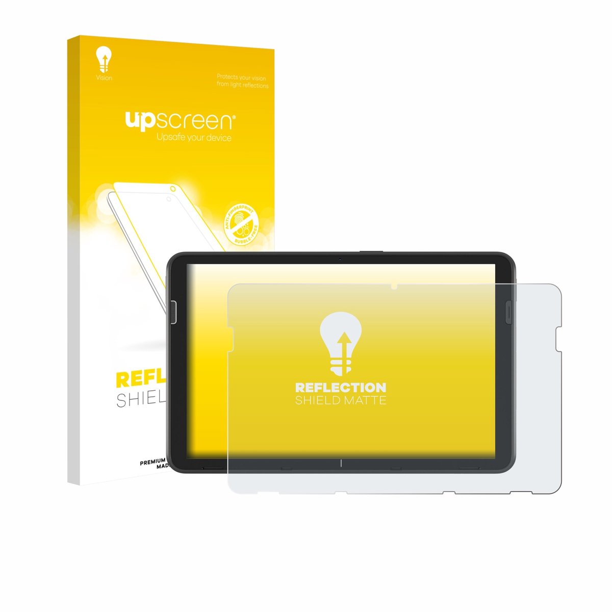 upscreen - Screenprotector voor Zebra ET401 10.1" - Folie Beschermfolie anti glare matte