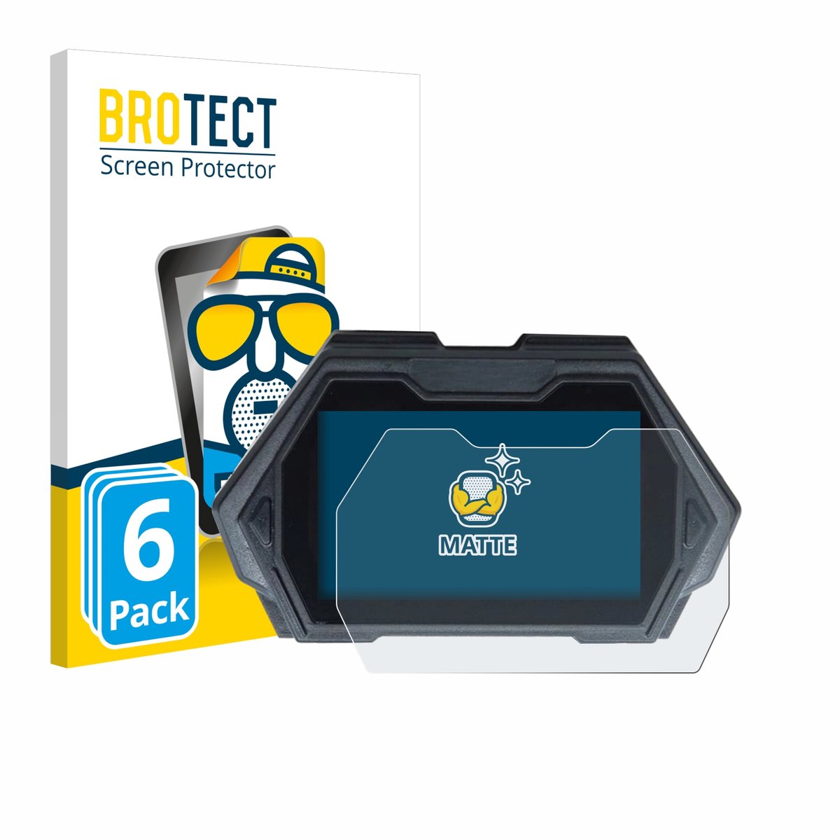 BROTECT - Screenprotector voor Kukirin G3 Pro - Folie Beschermfolie matte 6 Stuks