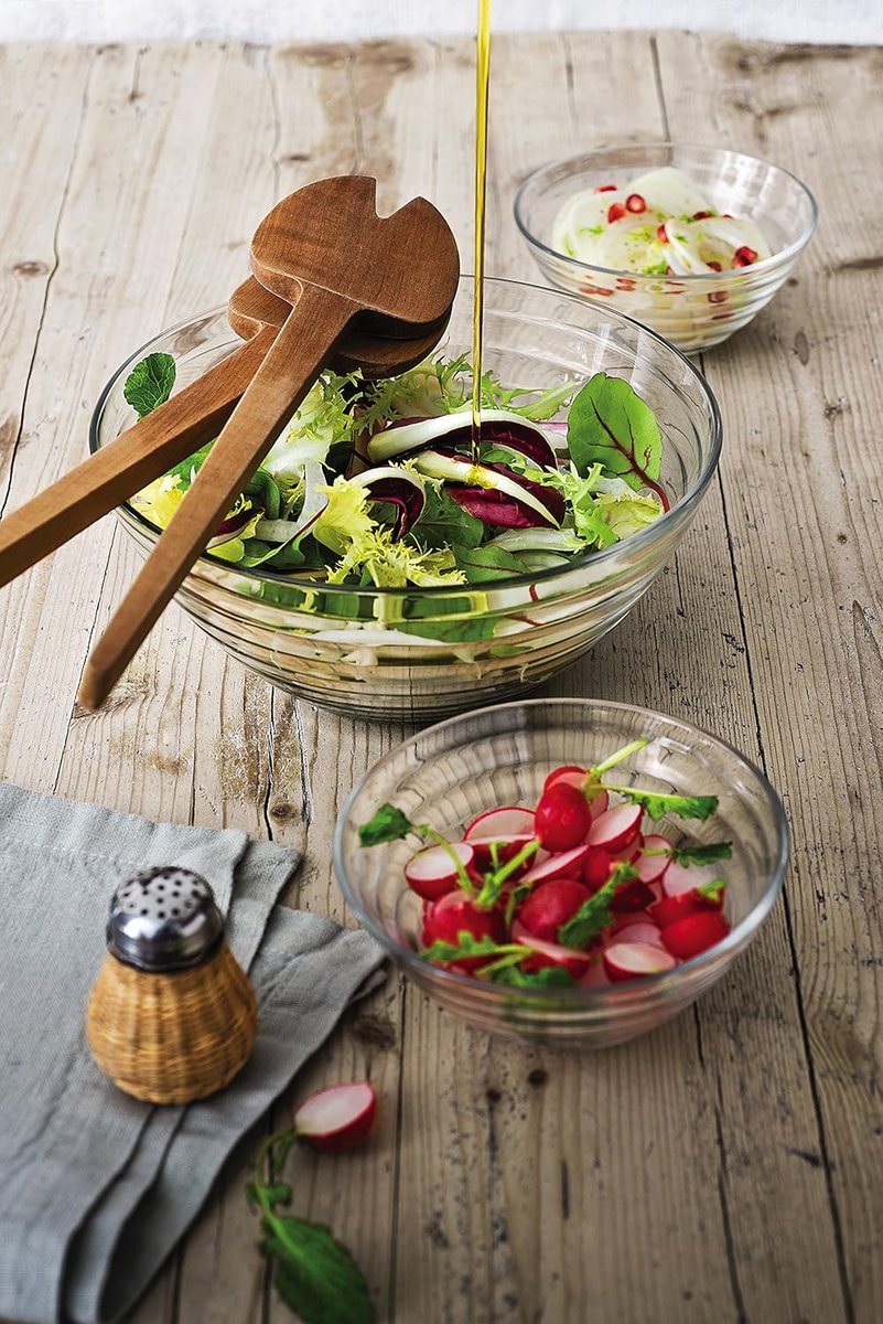 Saladeschaal - Serveerkom - Eten Serveren - Gehard Glas - 174 Ounces - Transparant
