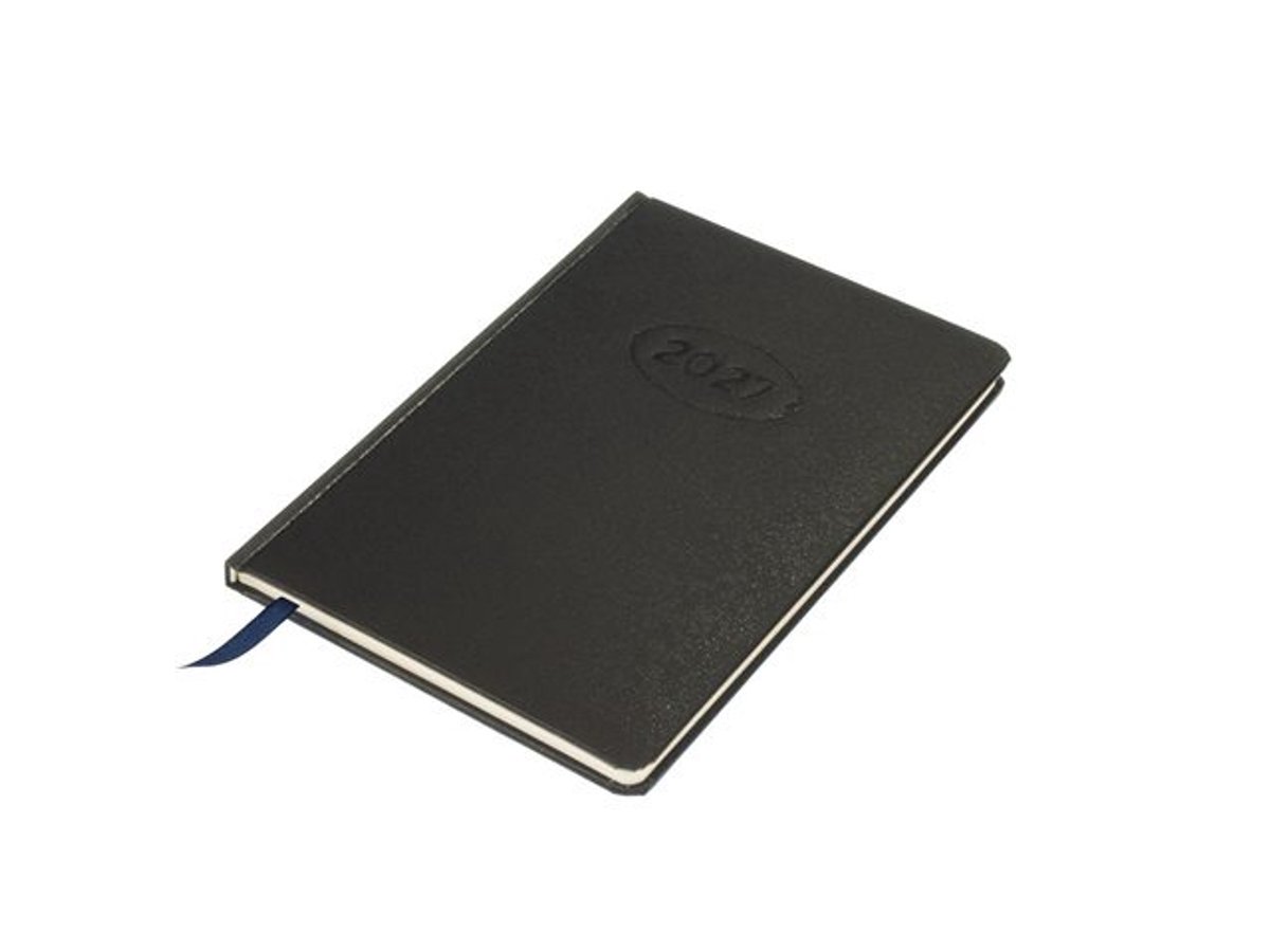 Multo Essential Weekagenda A5 2027 - 7 dagen / 2 pagina’s - Zwart