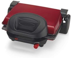 RONN® Contactgrill Met Uitneembare Platen - Contactgrill - Multi Grill - Rood - 31cm x 41cm x 12cm