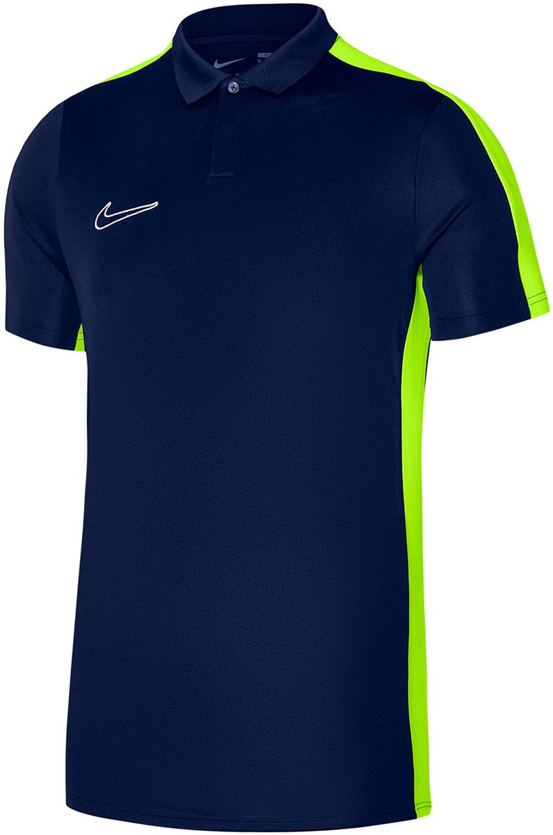 Nike Team T-shirt Heren Dri-FIT Academy 23 SS Poloshirt Donkerblauw - Maat S