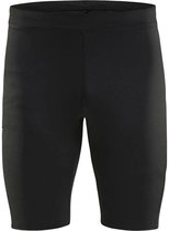 Zwarte sporttight voor heren met een discreet logo op de zijkant.
