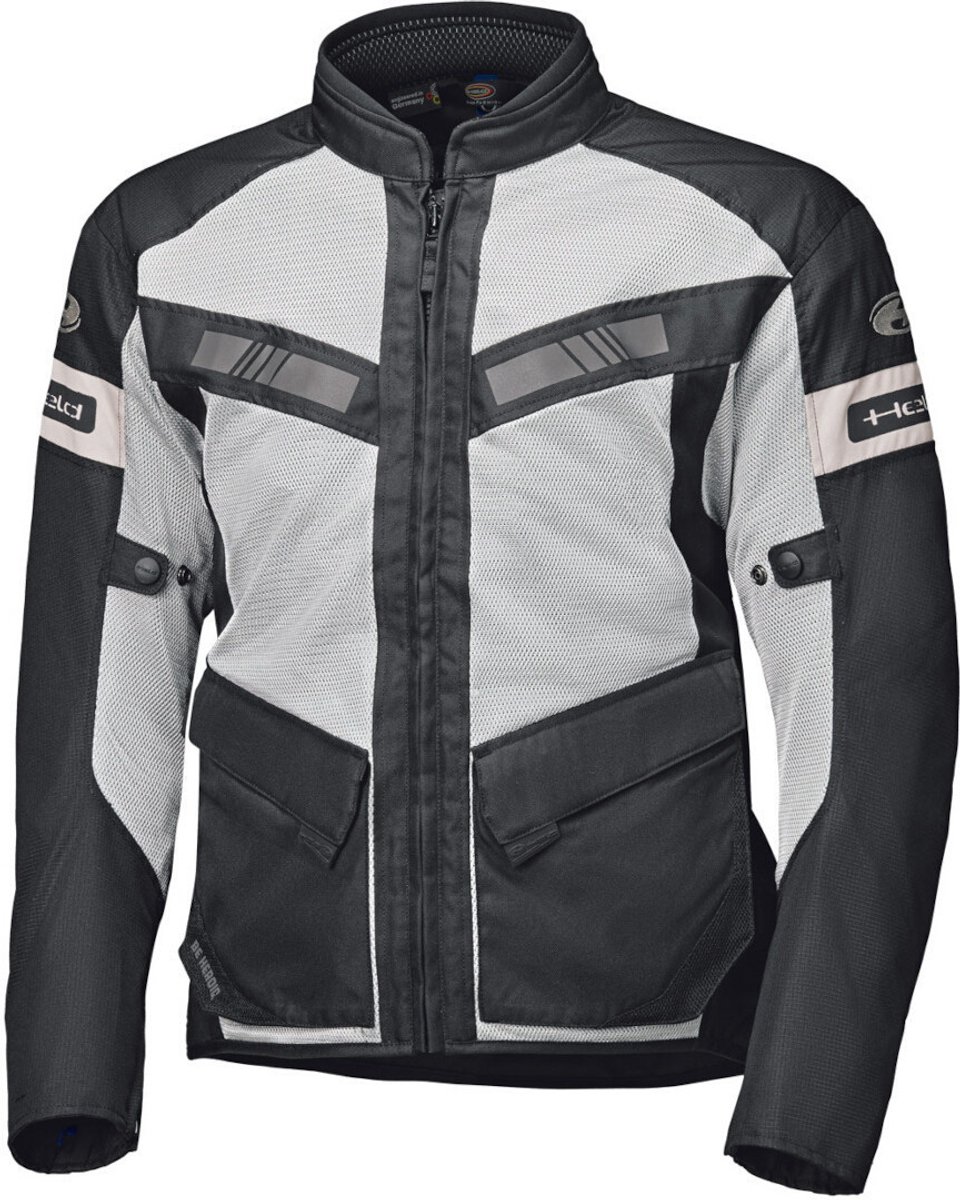 Held Tropic XT Mesh Lichtgrijs Zwart Textiele Motorjas - Jas