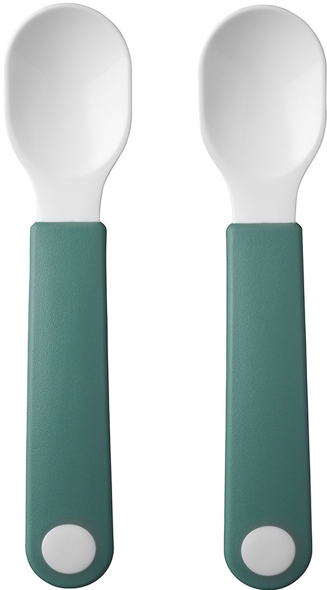 Mepal set oefenlepel 2 stuks turquoise