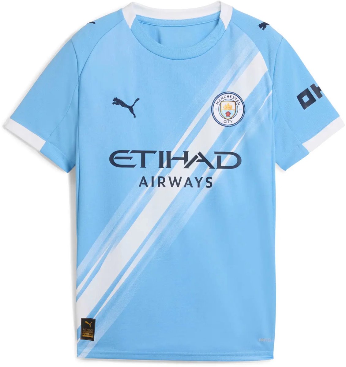 Thuis Tenue Kind Manchester City 2025/26 Blauw
