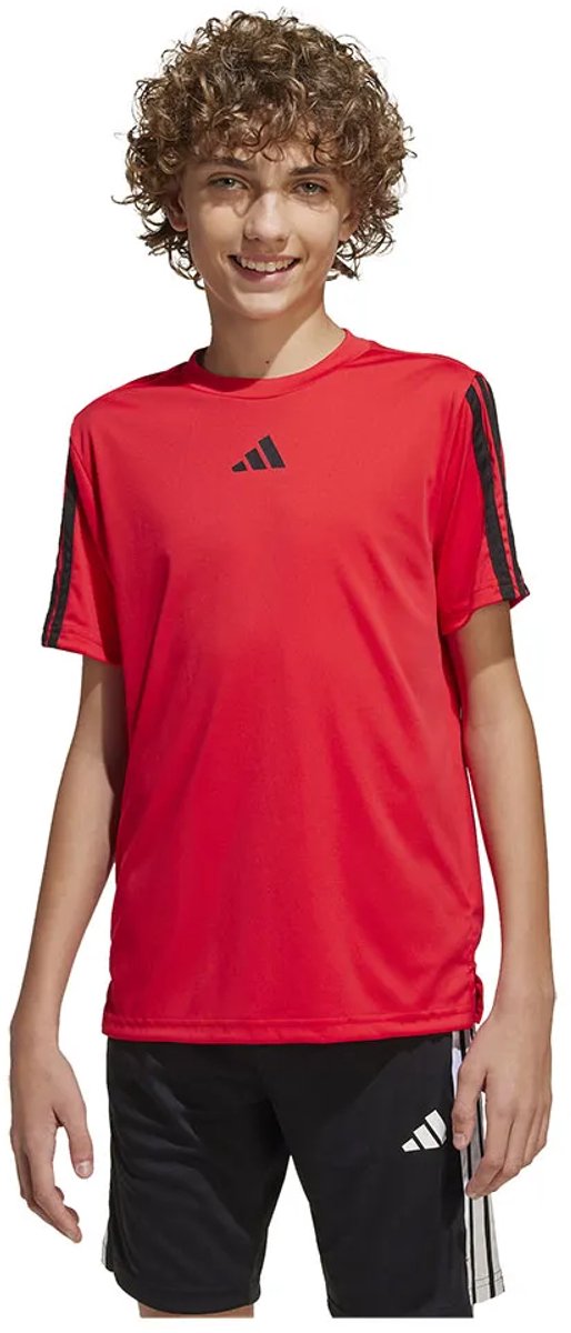 Adidas Train Essentials 3 Stripes T-shirt Met Korte Mouwen 5-6 Years Jongen Zwart