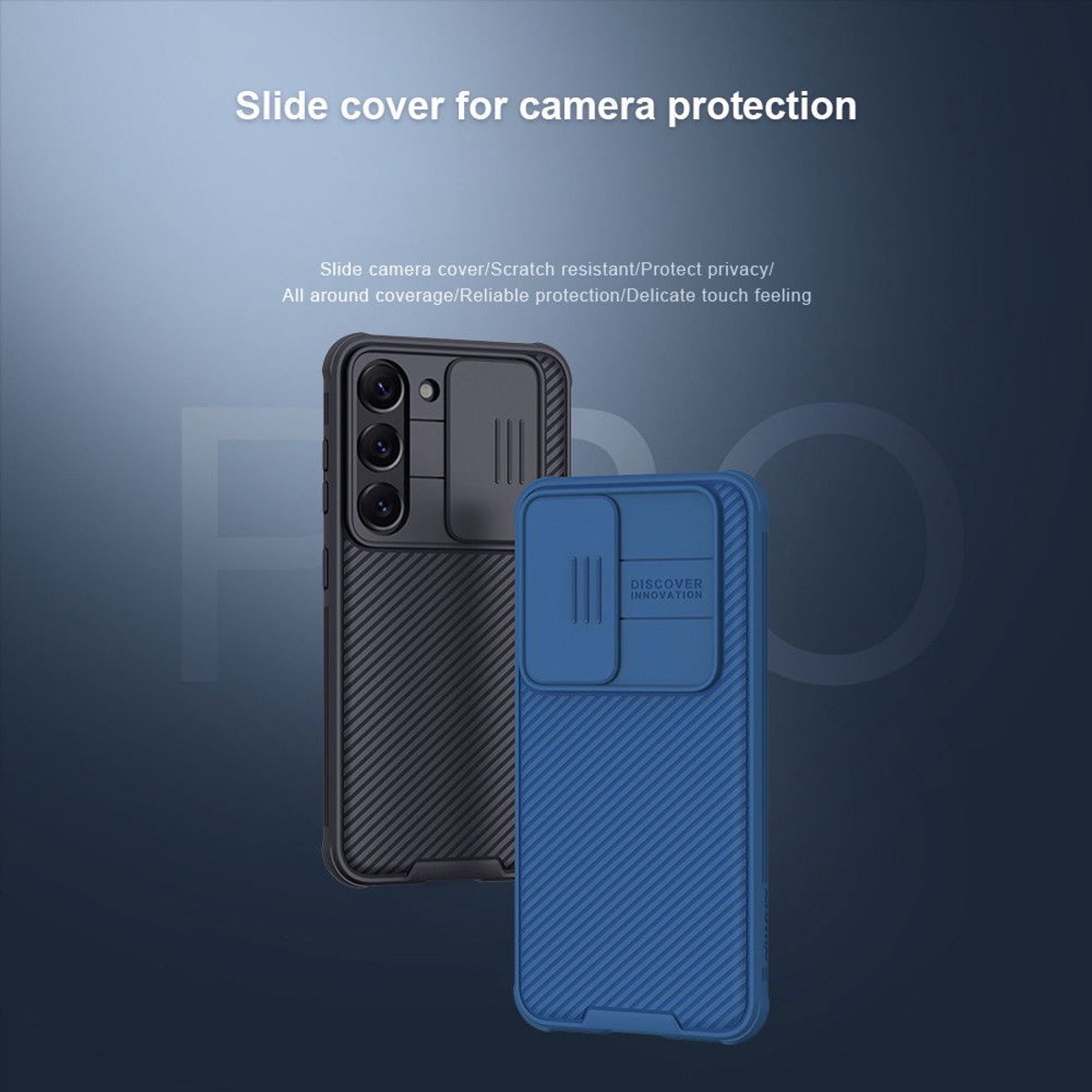 Telefoonhoesje geschikt voor Samsung Galaxy S23 Plus - Nillkin CamShield Pro Case - Groen