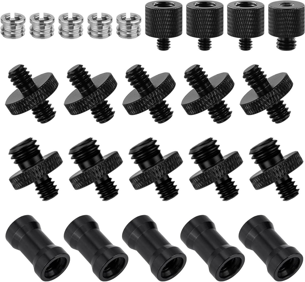 Stevige Microfoon Adapter Set voor Statieven en Camera's - 24 stuks