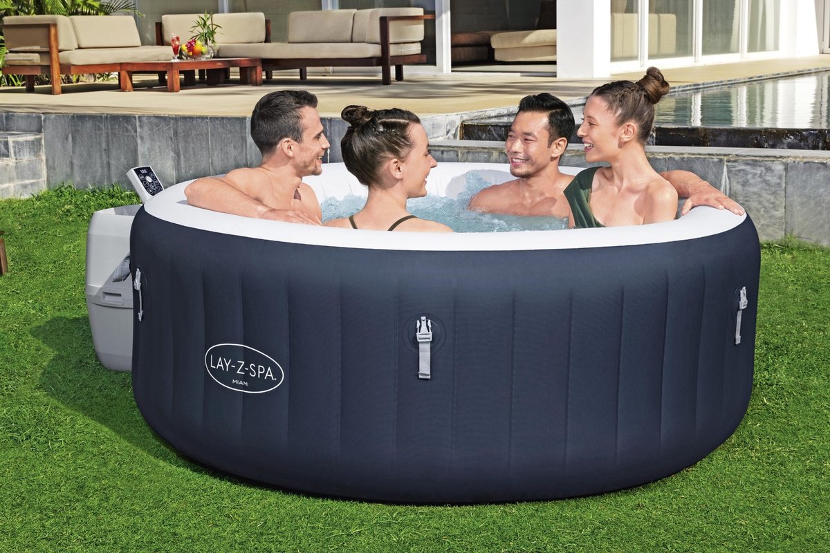 Lay-Z-Spa Miami EnergySense AirJet spa gonflable - 4 personnes