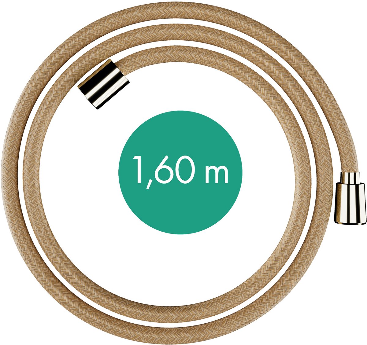 Hansgrohe Doucheslangen - Doucheslang, 160 cm, goud 28260990